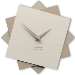 Orologi Da Parete Moderni-Selezionato da Mazzolaluce Piccolo orologio da muro moderno 35cm lino