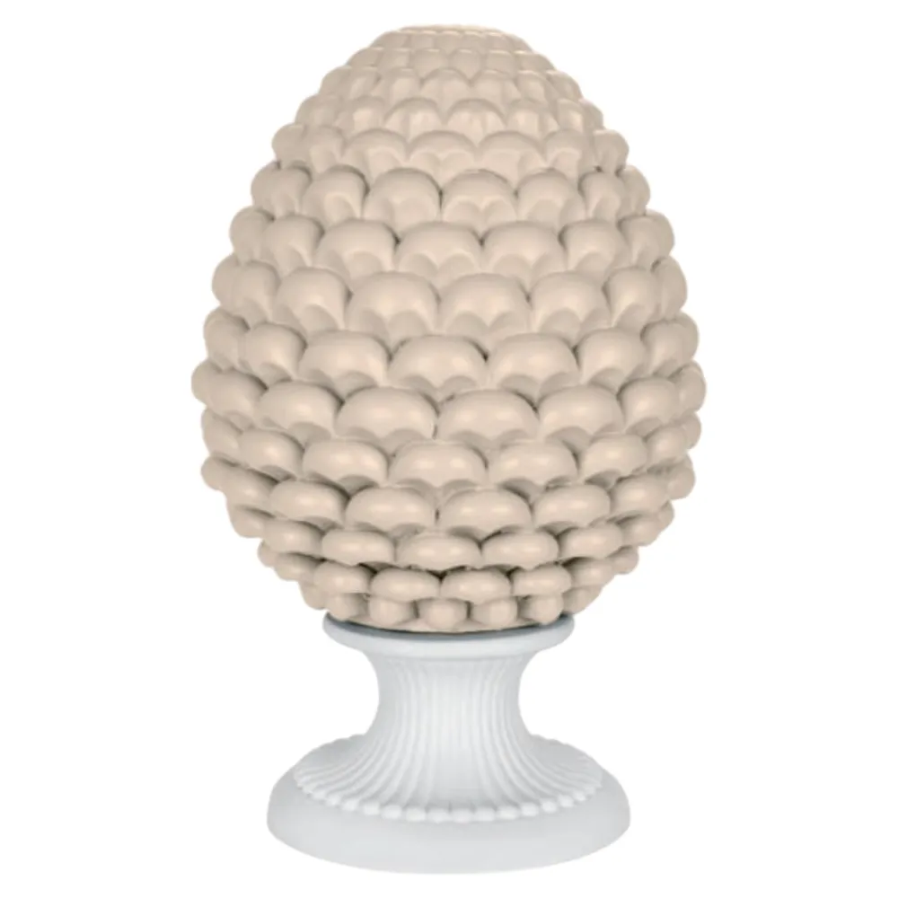 Soprammobili Moderni-Bongelli Preziosi Pigna da tavolo h17cm nocciola ceramica