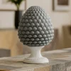 Soprammobili Moderni-Bongelli Preziosi Pigna siciliana h17cm grigio ceramica