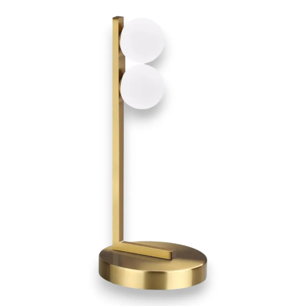 Abat Jour-Ideal Lux Ping pong tl2 abat-jour lampada da comodino ottone