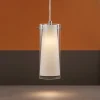 Lampade A Sospensione-Eglo Pinto lampada a sospensione moderna doppio vetro