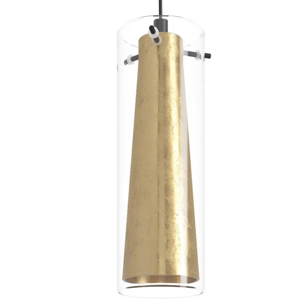 Lampadari Cucina-Eglo Pinto gold lampadario da cucina colore oro 4 luci