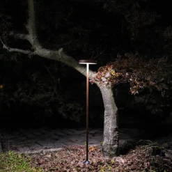 Lampioni Da Giardino-Linea Light Pistillo lampione da esterno marrone led 3000k ip65