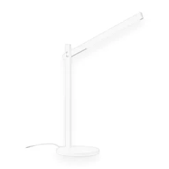 Lampade Da Tavolo-Ideal Lux Pivot tl lampada da scrivania led touch dimmer bianca moderna