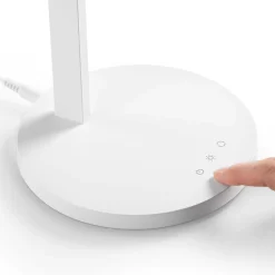 Lampade Da Tavolo-Ideal Lux Pivot tl lampada da scrivania led touch dimmer bianca moderna