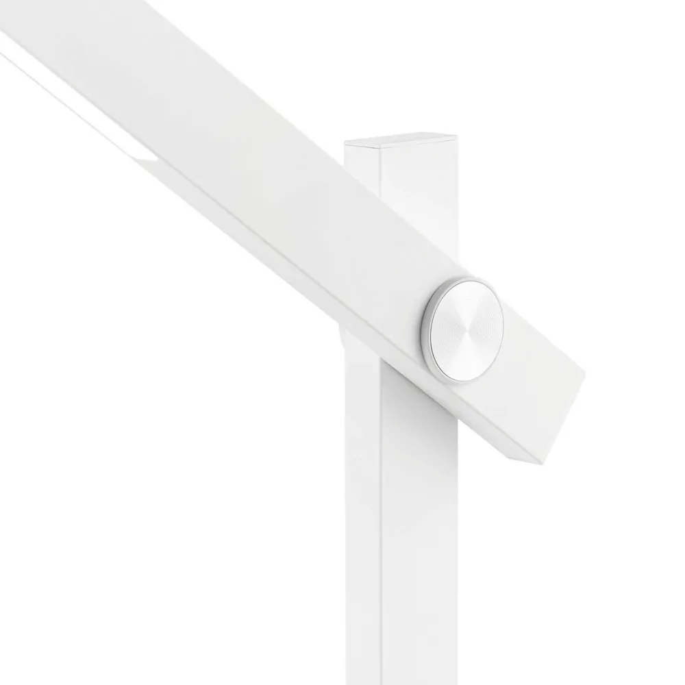 Lampade Da Tavolo-Ideal Lux Pivot tl lampada da scrivania led touch dimmer bianca moderna