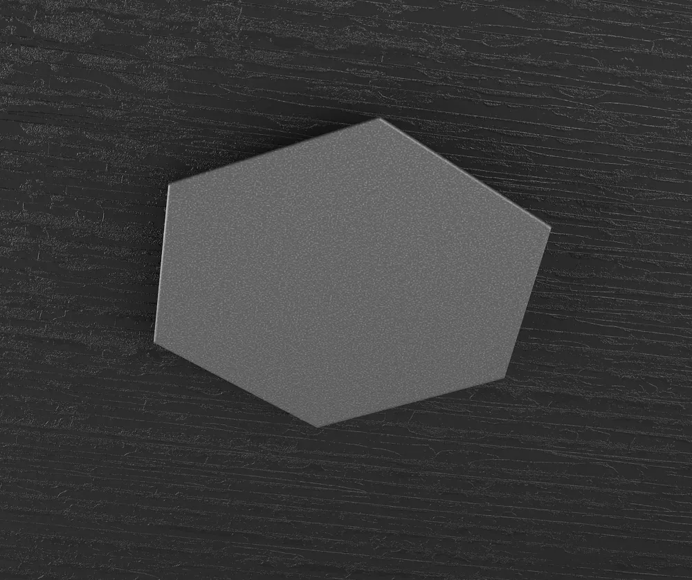 Accessori-Top Light Placca decoro grigio antracite per plafoniera hexagon