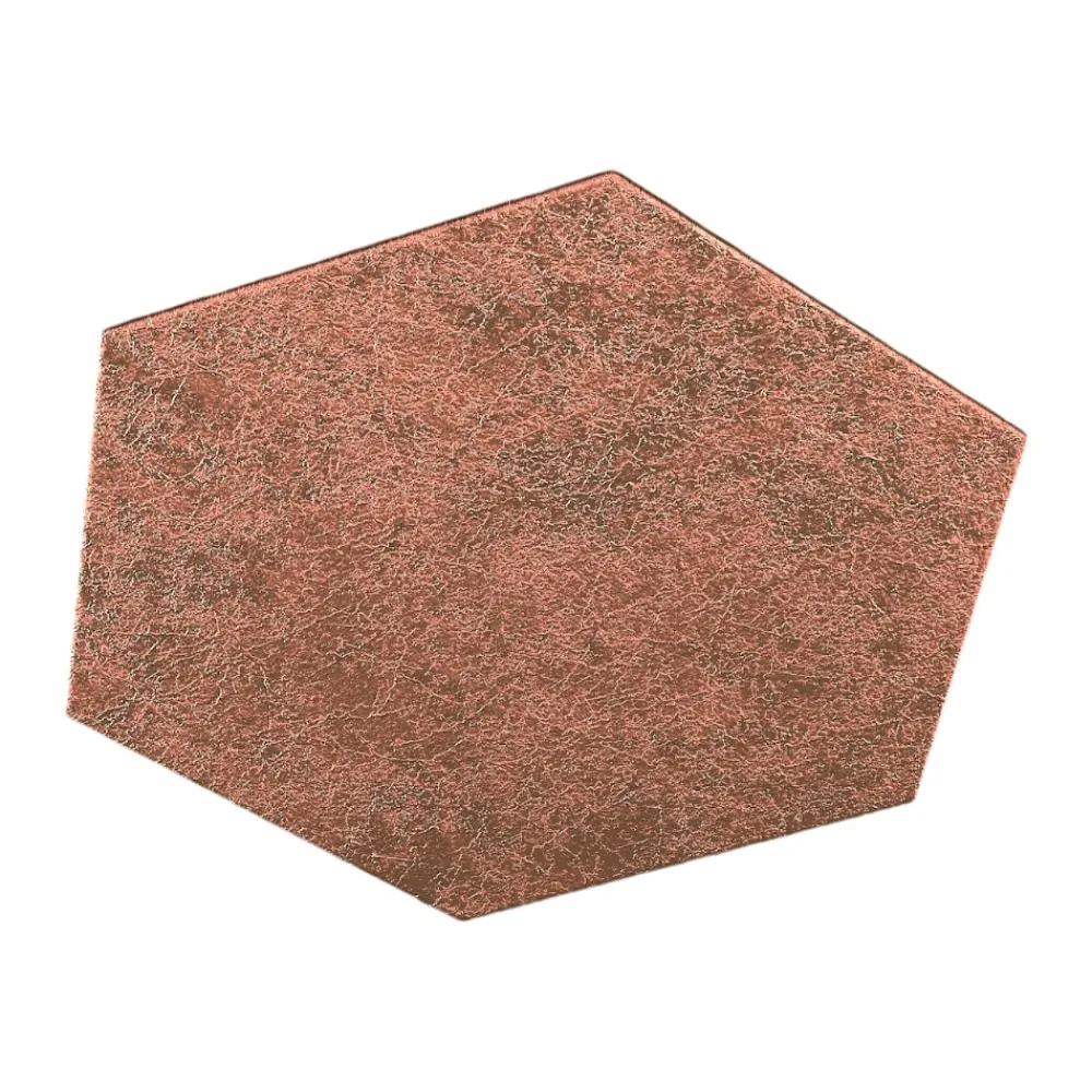 Accessori-Top Light Placca esagonale decorativa metallo foglia rame per plafoniera hexagon
