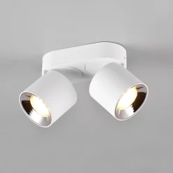 Plafoniere Moderne-Selezionato da Mazzolaluce Plafone da incasso o plafone con faretti bianchi orientabili