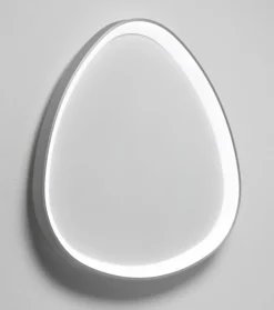 Plafoniere Moderne-Vivida International Plafoniera a led vivida lifering titanio 48w 3000k 4000k dimmerabile