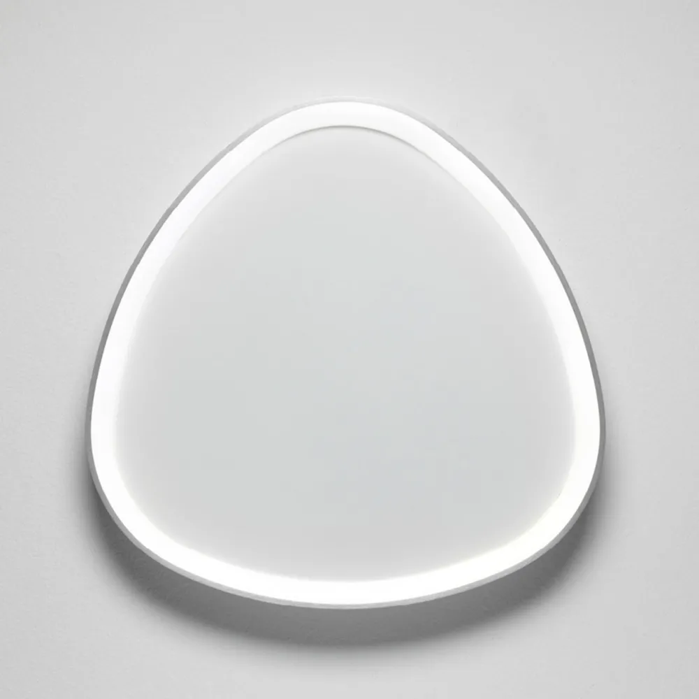 Plafoniere Moderne-Vivida International Plafoniera a led vivida lifering titanio 48w 3000k 4000k dimmerabile