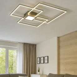 Plafoniere Moderne-Selezionato da Mazzolaluce Plafoniera a led 38w 3000k dimmerabile design moderna grigio