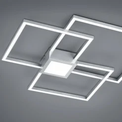 Plafoniere Moderne-Selezionato da Mazzolaluce Plafoniera a led 38w 3000k dimmerabile design moderna grigio