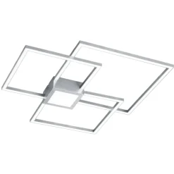 Plafoniere Moderne-Selezionato da Mazzolaluce Plafoniera a led 38w 3000k dimmerabile design moderna grigio