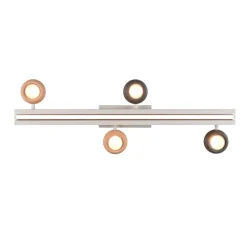 Plafoniere Moderne-Selezionato da Mazzolaluce Plafoniera allungabile moderna per soggiorno led 2300k-4000k con telecomando