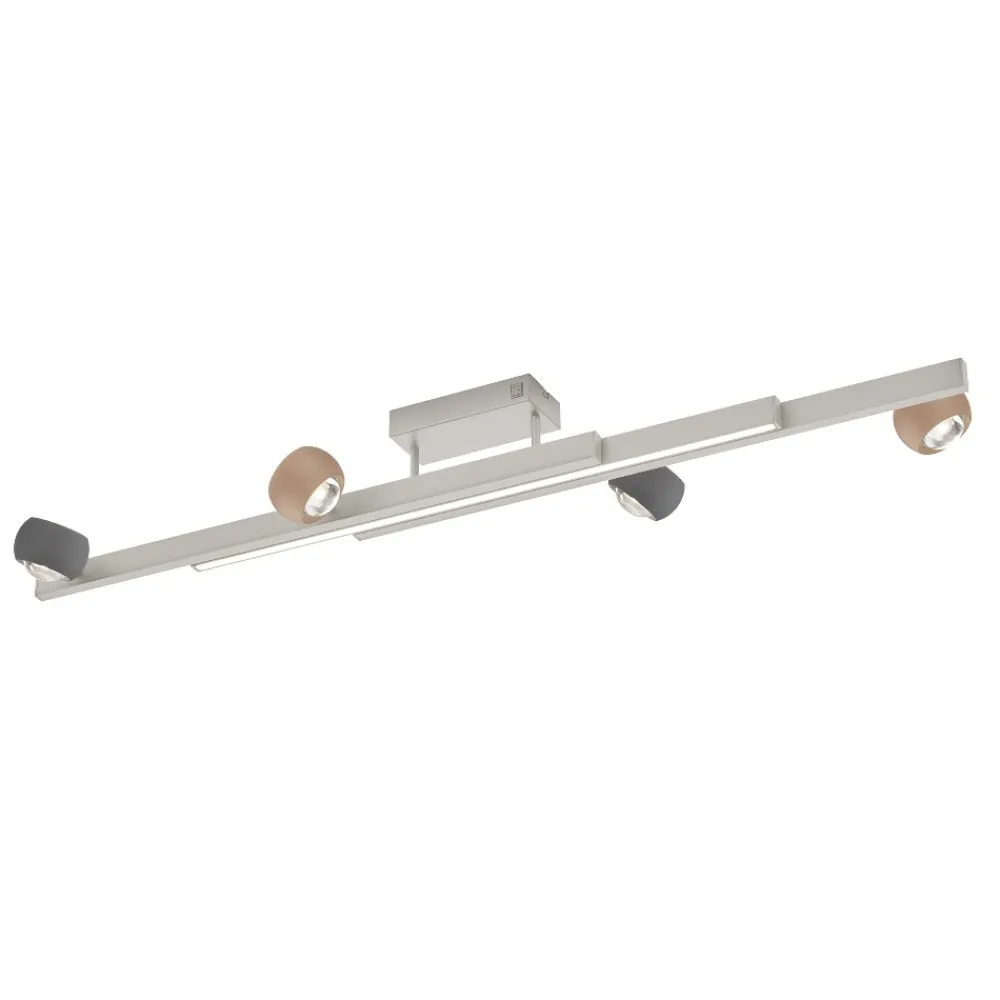 Plafoniere Moderne-Selezionato da Mazzolaluce Plafoniera allungabile moderna per soggiorno led 2300k-4000k con telecomando