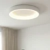 Plafoniere Moderne-Selezionato da Mazzolaluce Plafoniera anello bianca 50cm led 45w 2700k-5500k con telecomando app