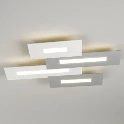 Plafoniere Moderne-Top Light Plafoniera a soffitto bianco grigio wally