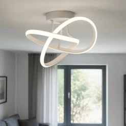 Plafoniere Moderne-Selezionato da Mazzolaluce Plafoniera atomo led 4000k per soggiorno