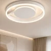 Plafoniere Moderne-Selezionato da Mazzolaluce Plafoniera bianca 40 cm moderna led 41w cct 2700k 3000k 4000k dimmerabile per camera da letto