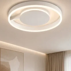 Plafoniere Moderne-Selezionato da Mazzolaluce Plafoniera bianca 40 cm moderna led 41w cct 2700k 3000k 4000k dimmerabile per camera da letto