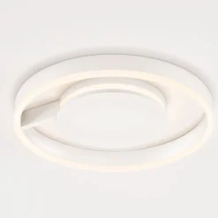 Plafoniere Moderne-Selezionato da Mazzolaluce Plafoniera bianca 40 cm moderna led 41w cct 2700k 3000k 4000k dimmerabile per camera da letto