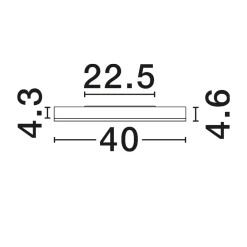 Plafoniere Moderne-Selezionato da Mazzolaluce Plafoniera bianca 40 cm moderna led 41w cct 2700k 3000k 4000k dimmerabile per camera da letto