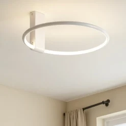 Plafoniere Moderne-Selezionato da Mazzolaluce Plafoniera bianca da cucina led 3000k orientabile minimal