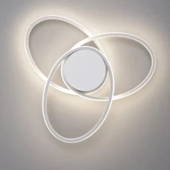 Plafoniere Moderne-Vivida International Plafoniera bianca design moderna led 33w 3000k