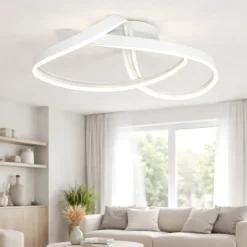 Plafoniere Moderne-Selezionato da Mazzolaluce Plafoniera bianca design per cucina moderna led 2700k 3000k 4000k