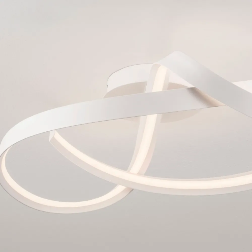 Plafoniere Moderne-Selezionato da Mazzolaluce Plafoniera bianca design per cucina moderna led 2700k 3000k 4000k