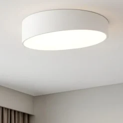 Plafoniere Moderne-Selezionato da Mazzolaluce Plafoniera bianca disegn moderna 50cm led per camera da letto