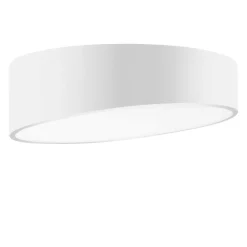 Plafoniere Moderne-Selezionato da Mazzolaluce Plafoniera bianca disegn moderna 50cm led per camera da letto