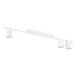 Plafoniere Moderne-Selezionato da Mazzolaluce Plafoniera bianca 3 faretti per cucina moderna