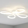 Plafoniere Moderne-Selezionato da Mazzolaluce Plafoniera bianca led design moderna 22w 4000k dimmerabile