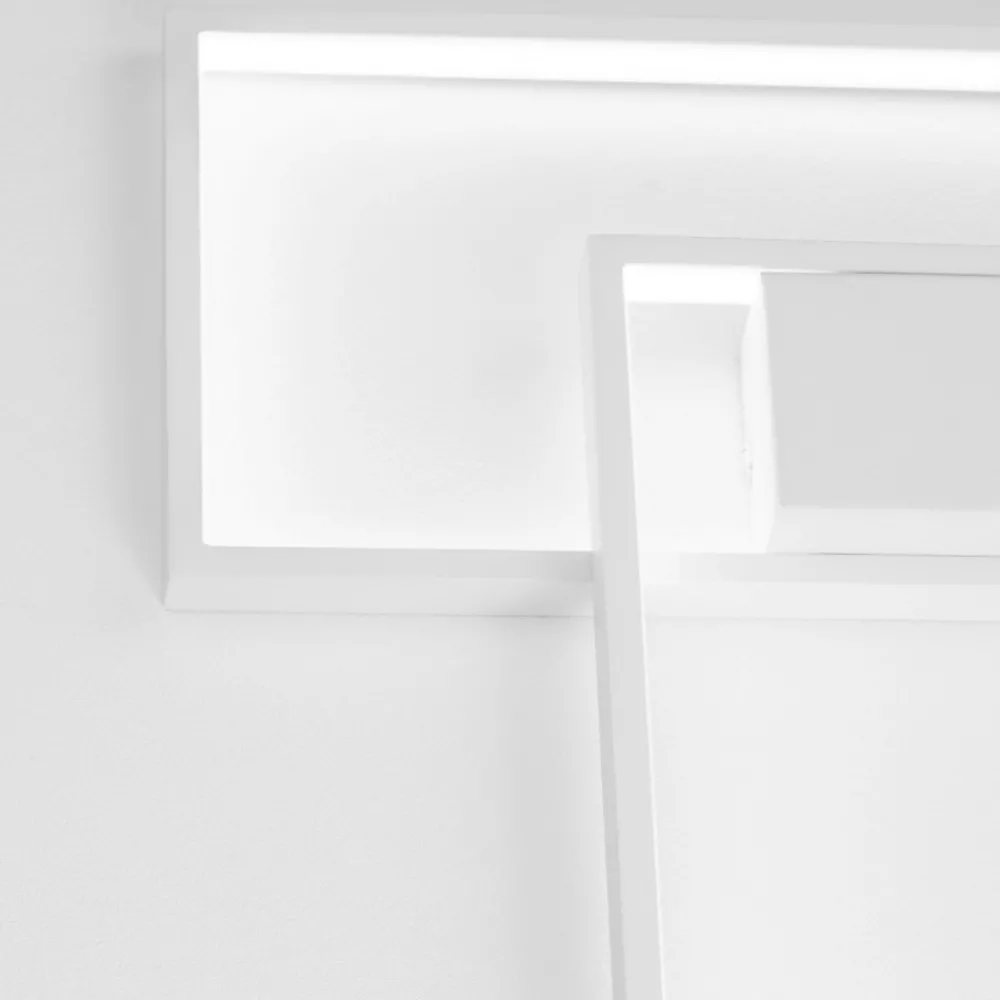 Plafoniere Moderne-Selezionato da Mazzolaluce Plafoniera bianca led dimmerabile 30w 3000k per soggiorno