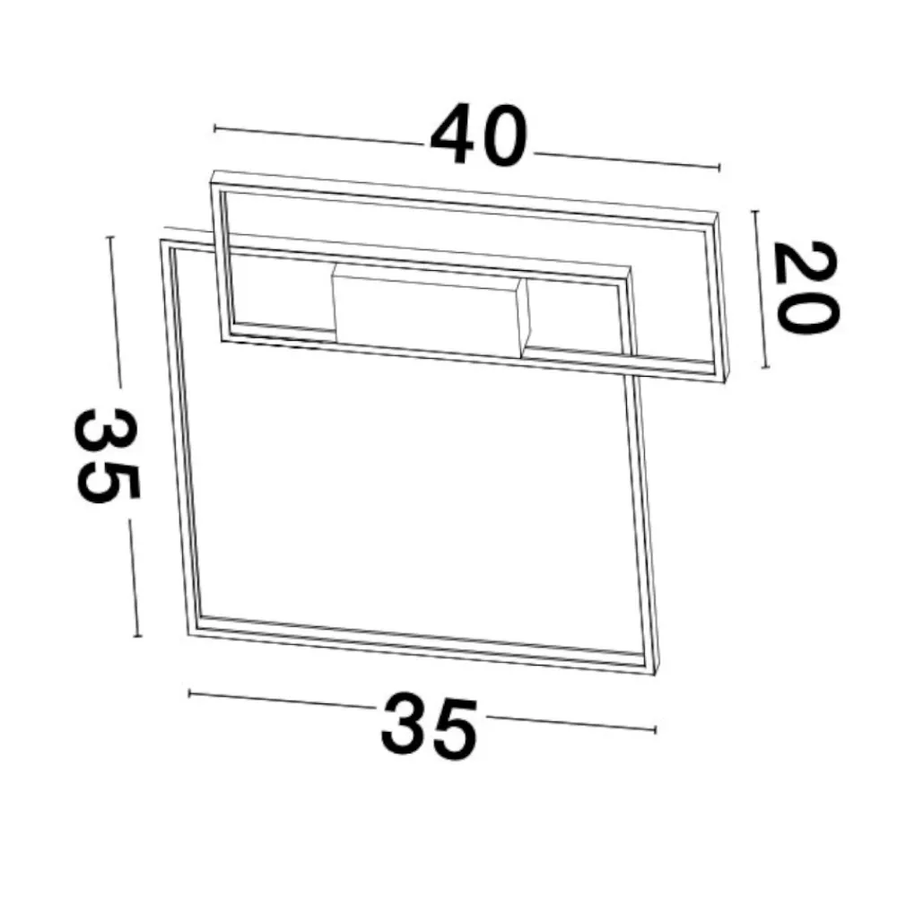 Plafoniere Moderne-Selezionato da Mazzolaluce Plafoniera bianca led dimmerabile 30w 3000k per soggiorno