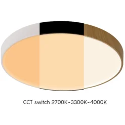 Plafoniere Moderne-Selezionato da Mazzolaluce Plafoniera bianca led 2700k 3300k 4000k dimmerabile