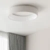 Plafoniere Moderne-Selezionato da Mazzolaluce Plafoniera bianca led 3000k tonda per sala da pranzo