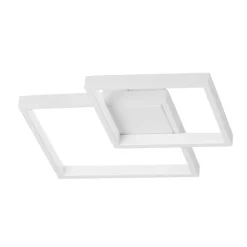 Plafoniere Moderne-Selezionato da Mazzolaluce Plafoniera bianca led 19w 3000k