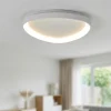 Plafoniere Moderne-Selezionato da Mazzolaluce Plafoniera bianca led 42w 2700k-5000k con telecomando triangolare