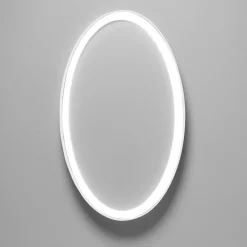 Plafoniere Moderne-Vivida International Plafoniera bianca led 50w 3000k 4000k ovale vivida lifering-o
