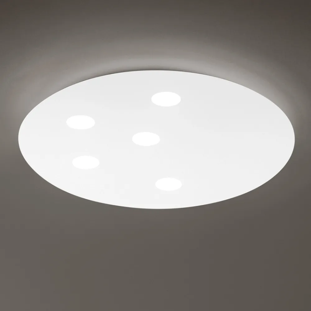 Plafoniere Moderne-Selezionato da Mazzolaluce Plafoniera bianca led 45w 3000k moderna random perenz illuminazione