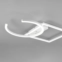 Plafoniere Moderne-Selezionato da Mazzolaluce Plafoniera bianca moderna led 4000k orientabile