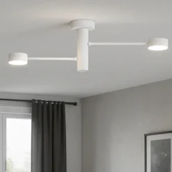 Plafoniere Moderne-Top Light Plafoniera bianca moderna orientabile due luci octopus
