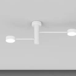Plafoniere Moderne-Top Light Plafoniera bianca moderna orientabile due luci octopus