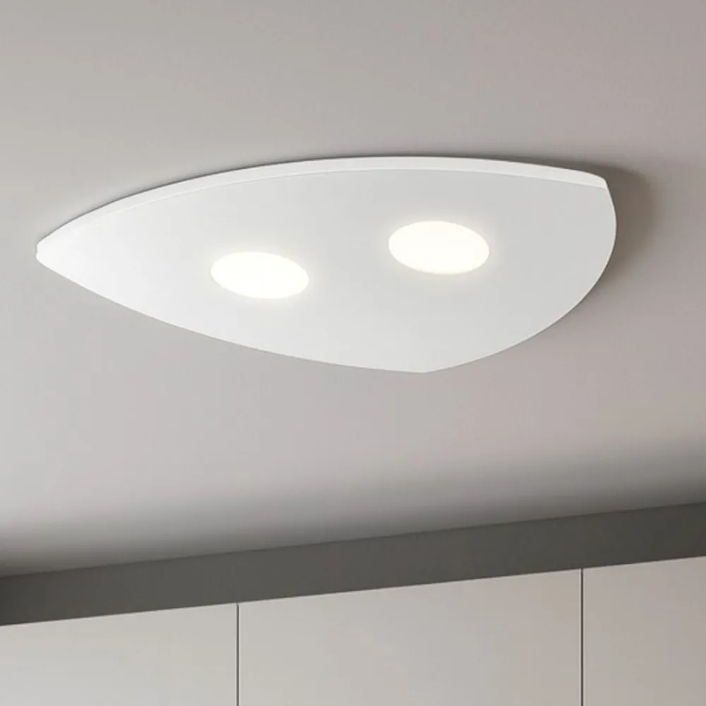 Plafoniere Moderne-Top Light Plafoniera bianca moderna shape