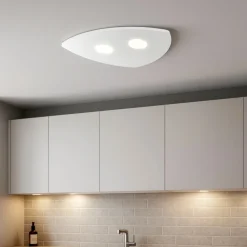 Plafoniere Moderne-Top Light Plafoniera bianca moderna shape