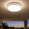 Plafoniere Da Esterno-Selezionato da Mazzolaluce Plafoniera bianca per esterno ip65 rotonda 10w 3000k 16cm fp