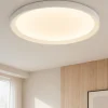 Plafoniere Moderne-Top Light Plafoniera bianca plana rotonda 50cm biemissione luce 44w cct